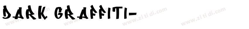 Dark Graffiti字体转换